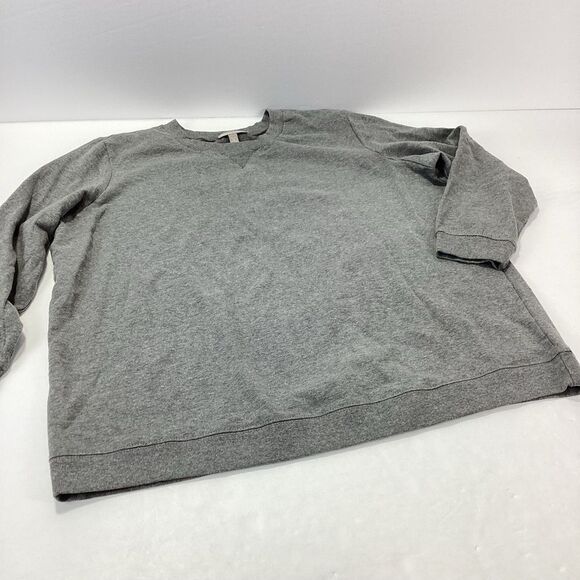 Woman Within Pullover Sweatshirt Gray 4X - Picture 3 of 8
